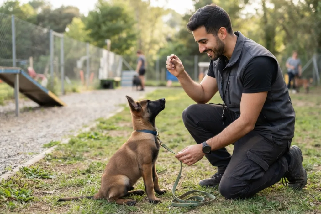 Belgian Malinois Puppy Training